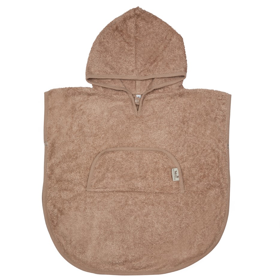 E-shop TIMBOO pončo V-neck, savannah sand
