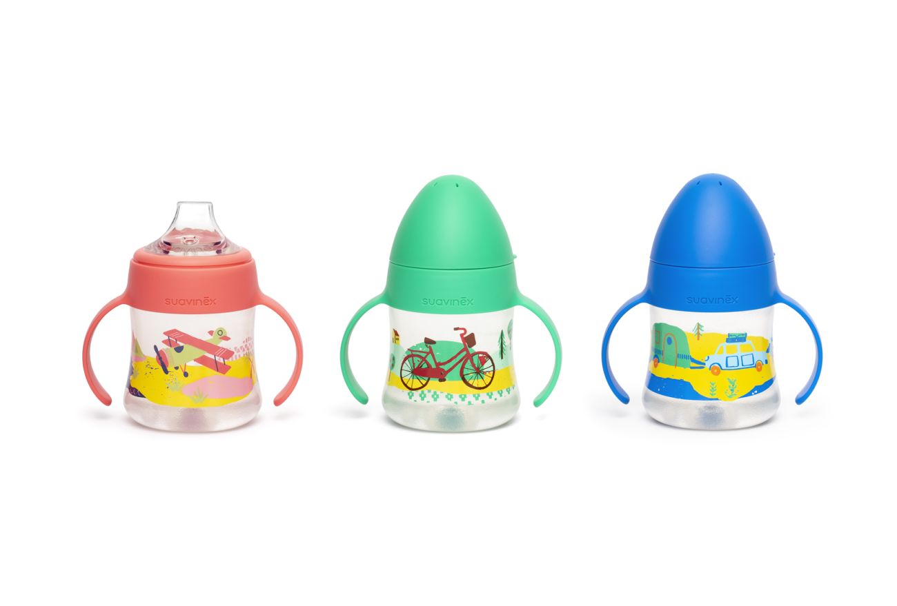 E-shop SUAVINEX | PRVÁ fľaša WANDERLUST 150 ml - MODRÁ