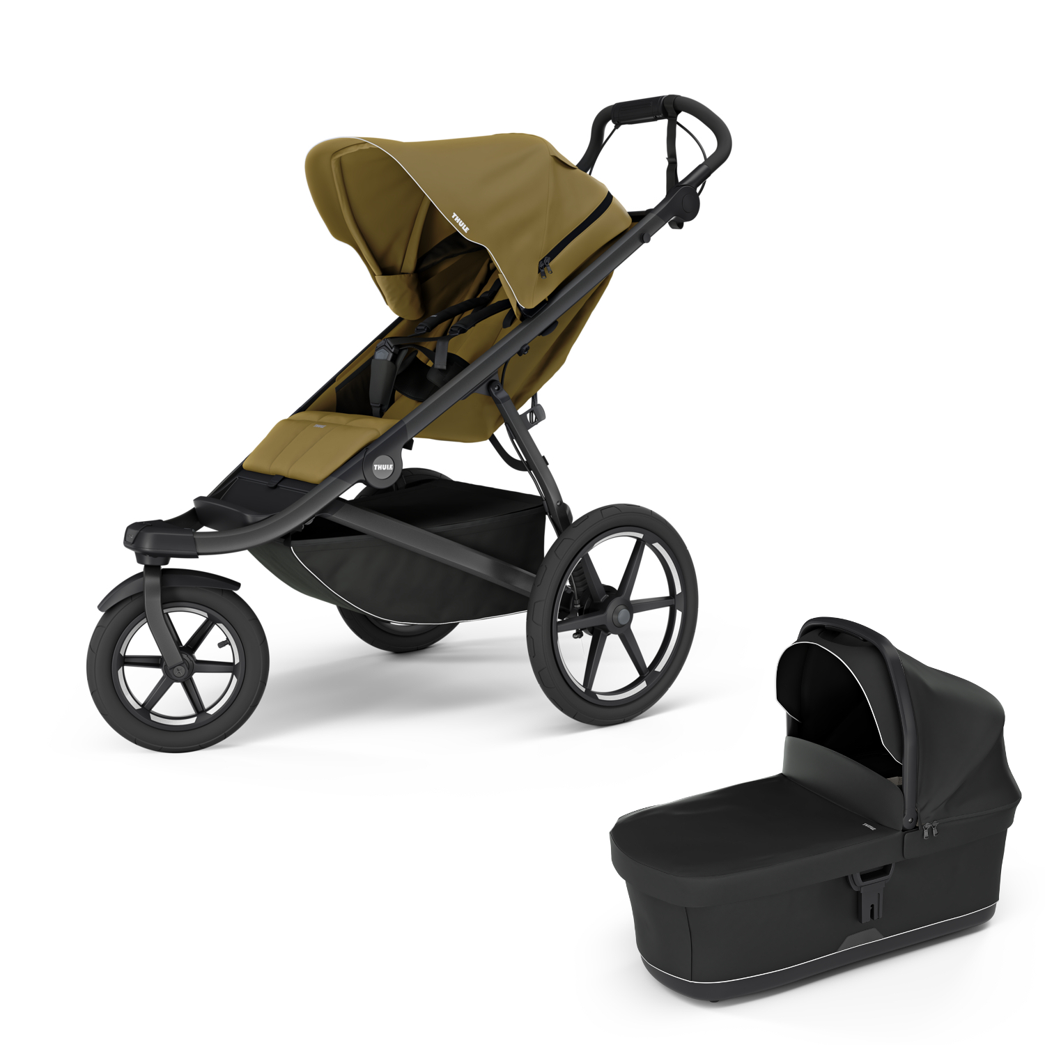 Thule Urban Glide 3 s vaničkou, Nutria green