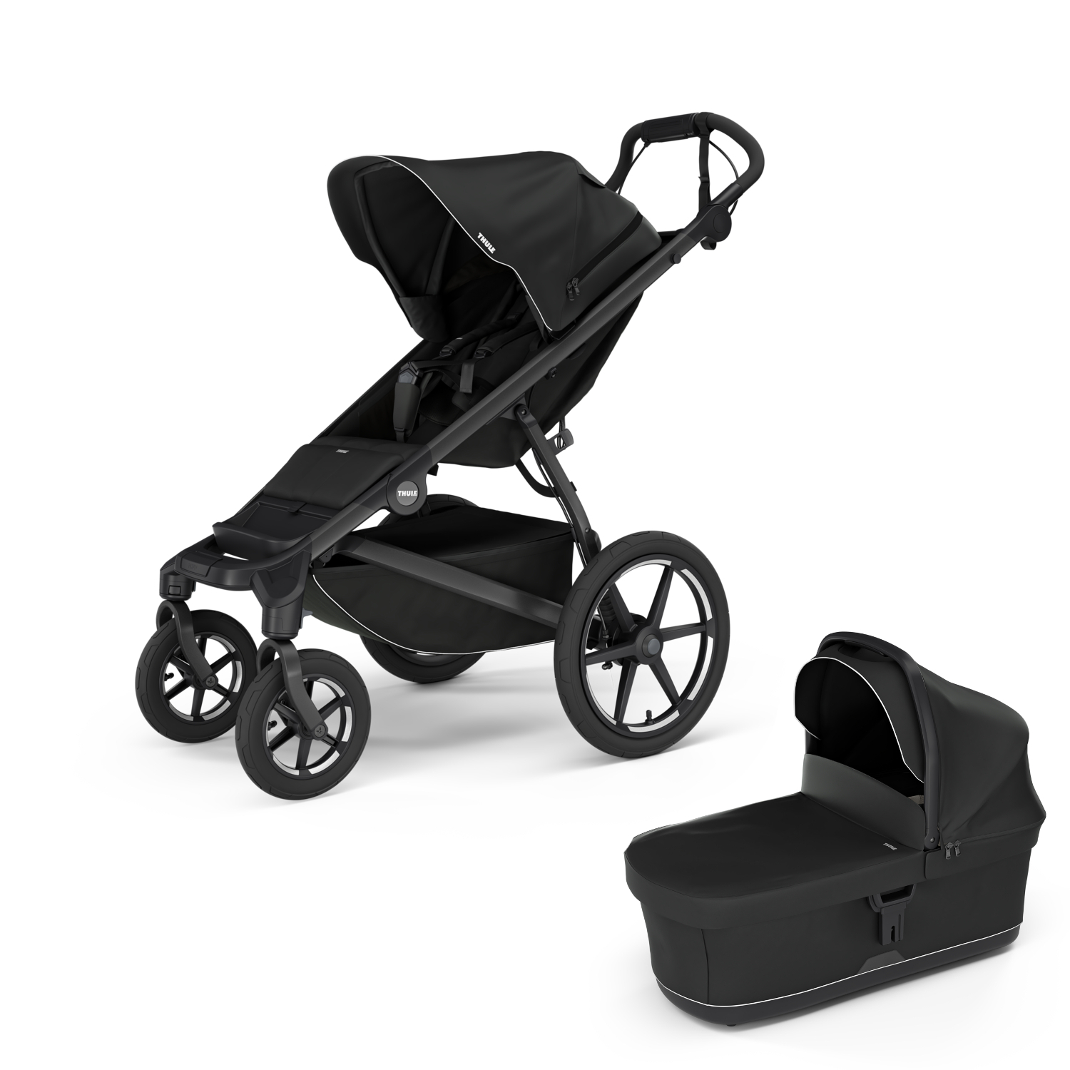 Thule Urban Glide 4-kolesový + vanička, black
