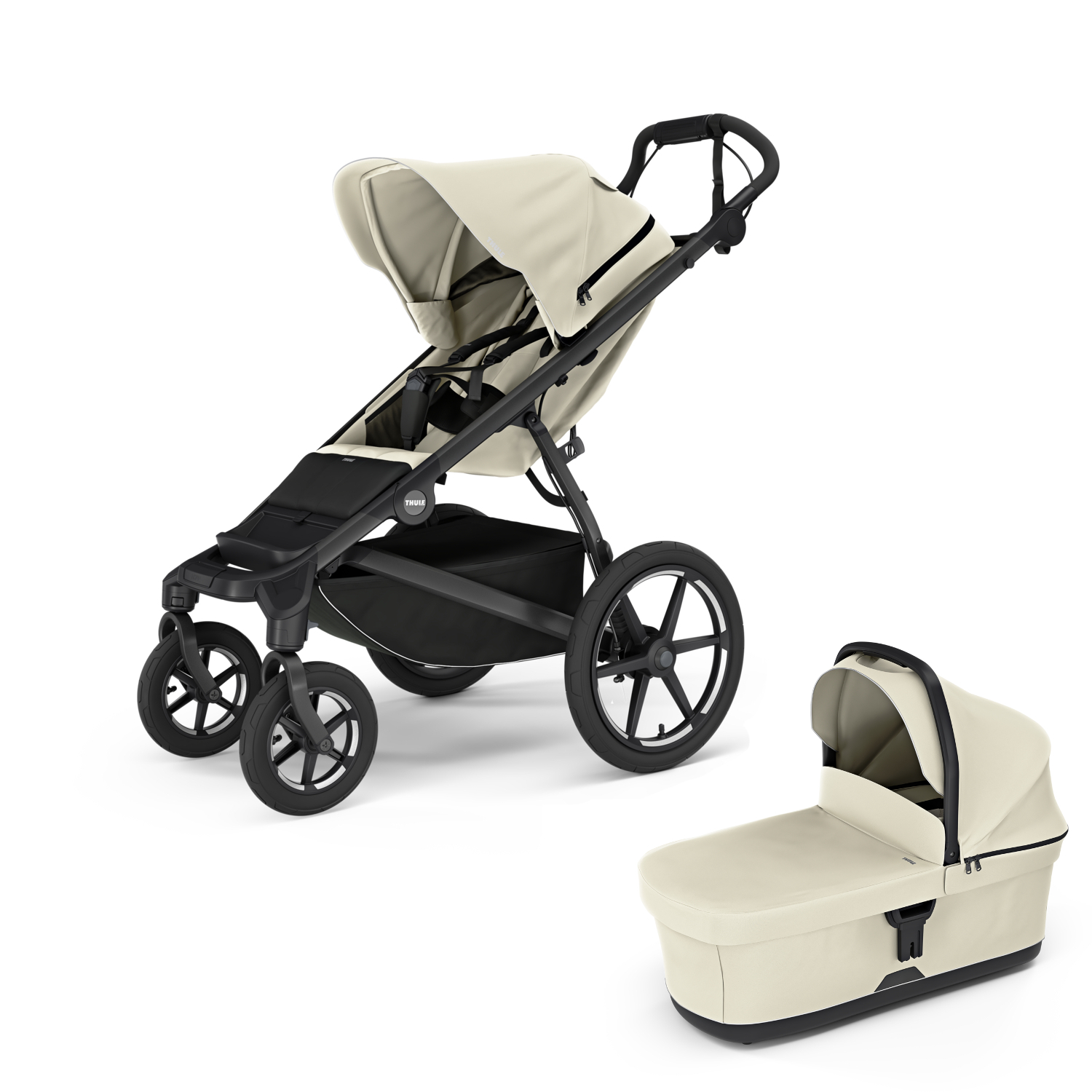 Thule Urban Glide 4-kolesový + vanička, soft beige