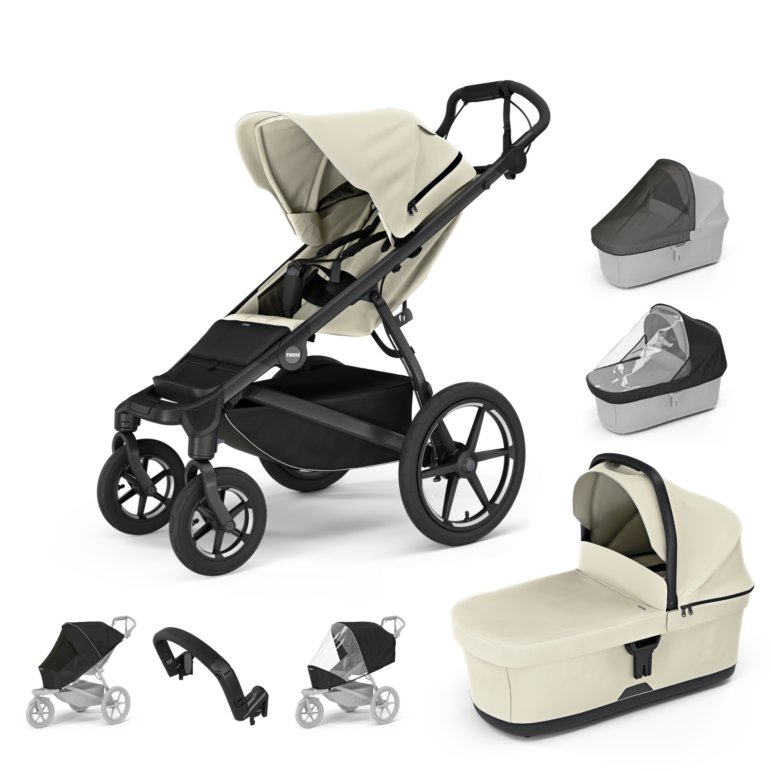 Thule Urban Glide 4-kolesový Výhodný set, soft beige