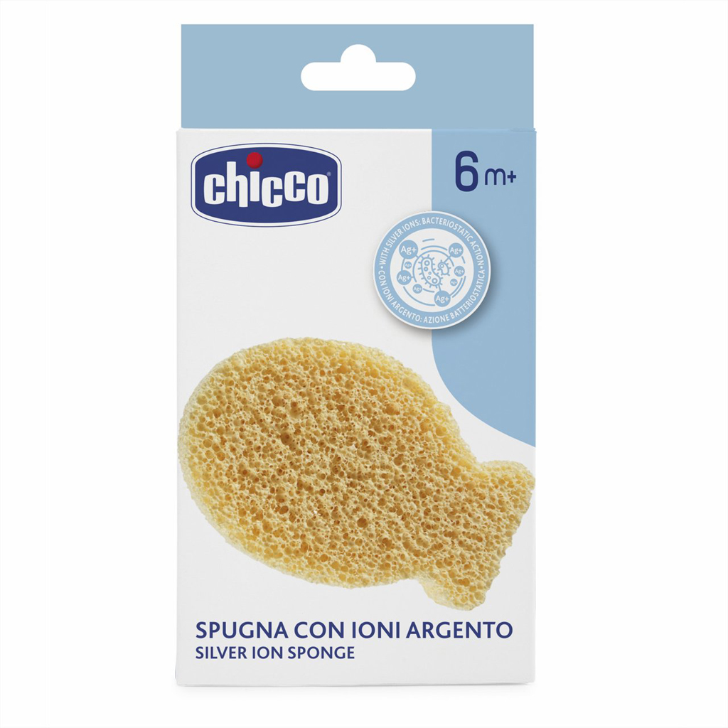 E-shop CHICCO Hubka na umývanie s iónmi zo striebra 6m+
