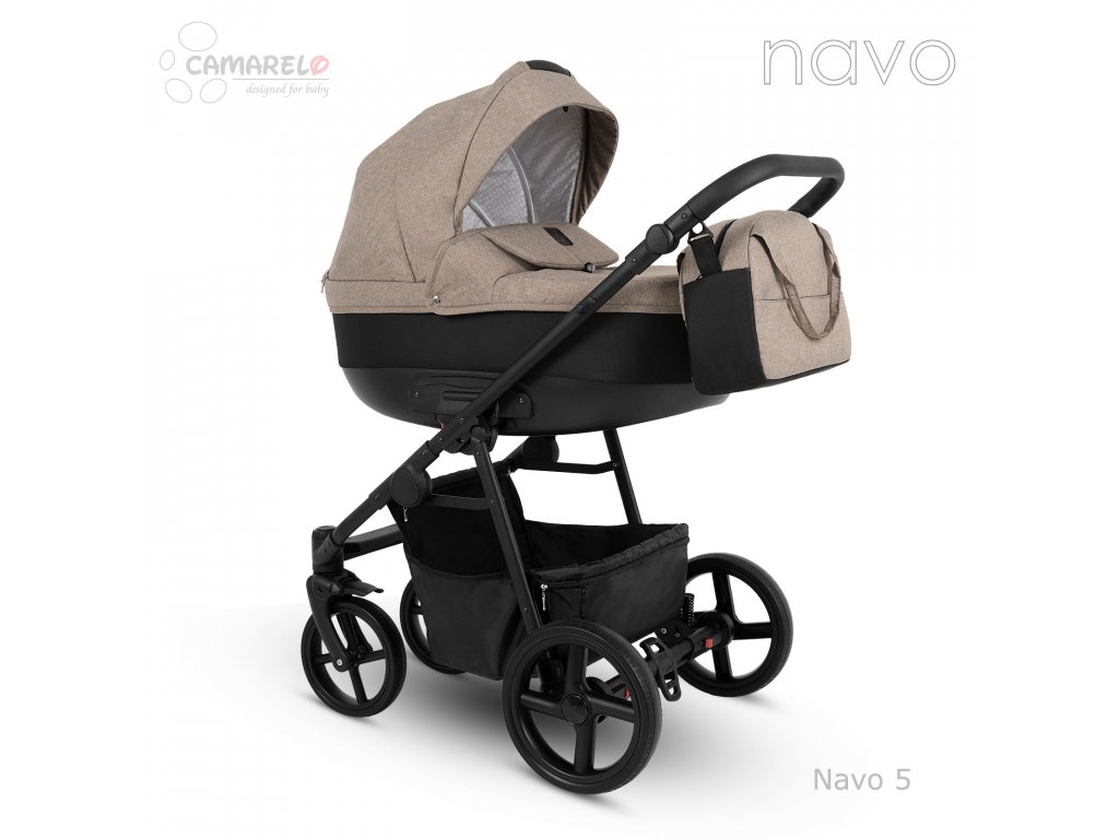 E-shop Camarelo kombinovaný kočík NAVO, 2-kombinácia, 05 hnedá