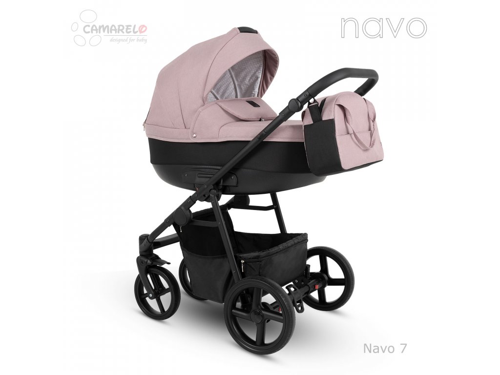 E-shop Camarelo kombinovaný kočík NAVO, 2-kombinácia, 07 ružová