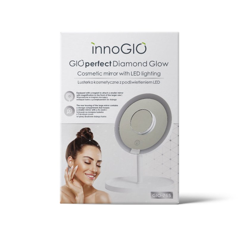 E-shop innoGIO Kozmetické zrkadlo GIOperfect Diamond Glow
