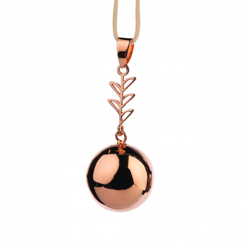 E-shop Bola Tehotenská rolnička FANTASY Rose gold leaf