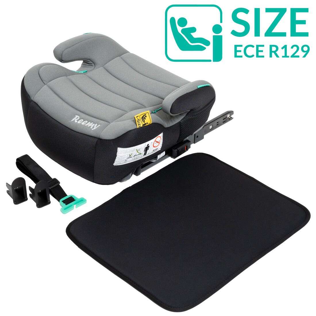 E-shop Reemy podsedák s ISOFIXom I-SIZE, grey
