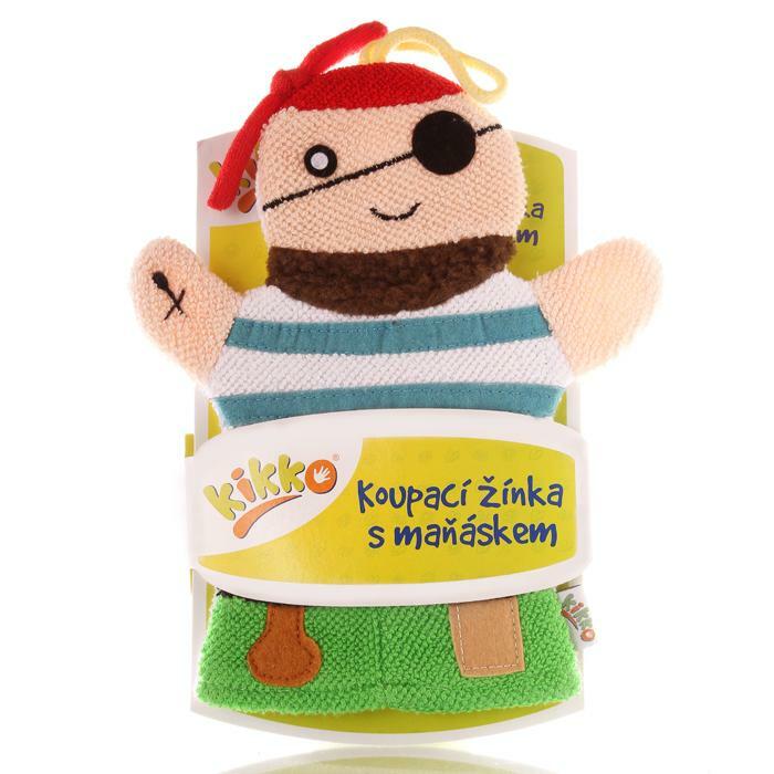 E-shop XKKO Rukavica na kúpanie s bábkou - Pirát