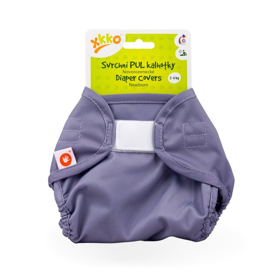 E-shop XKKO Vrchné plienkové nohavičky Newborn - Lavender Aura