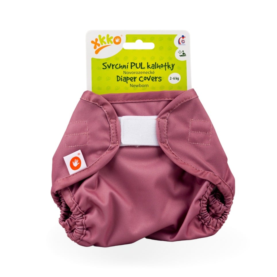 E-shop XKKO Vrchné plienkové nohavičky Newborn - Mesa Rose