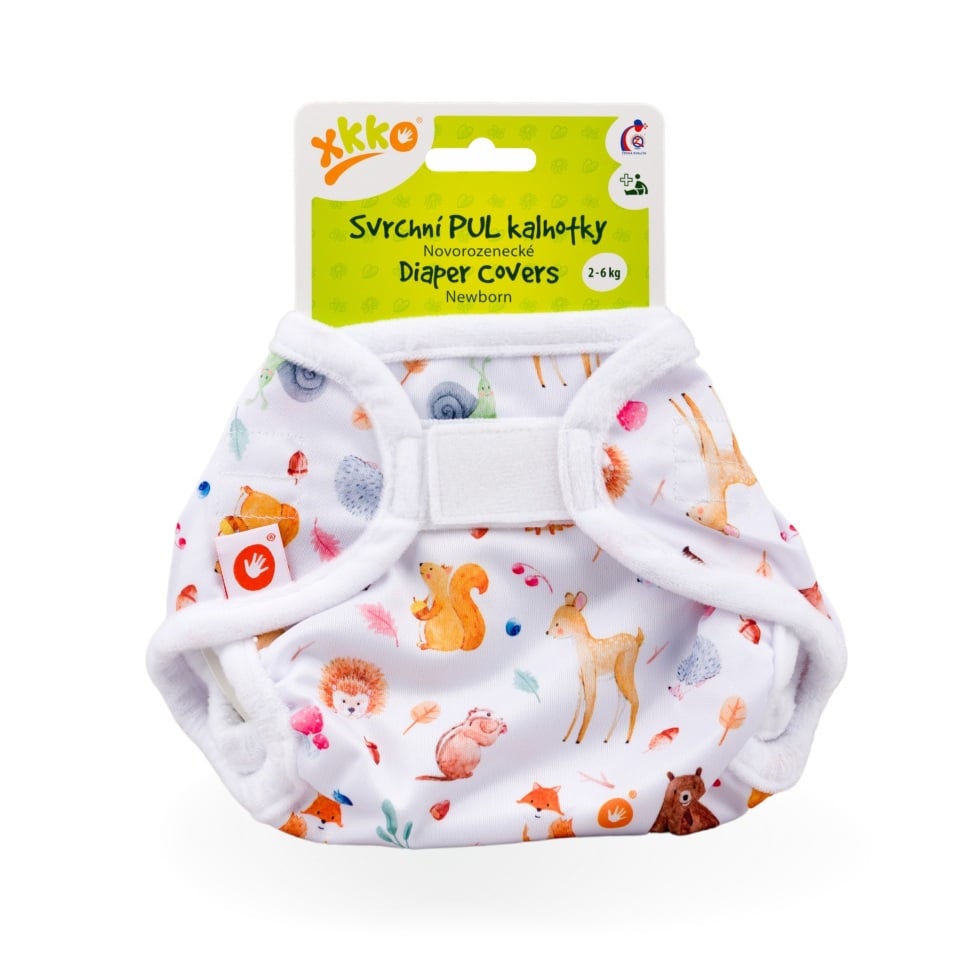 E-shop XKKO Vrchné plienkové nohavičky Newborn - Wild Forest