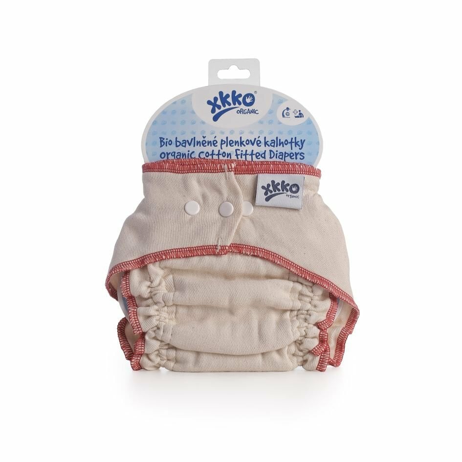 E-shop XKKO Organic Plienkové nohavičky - Natural, Veľkosť M