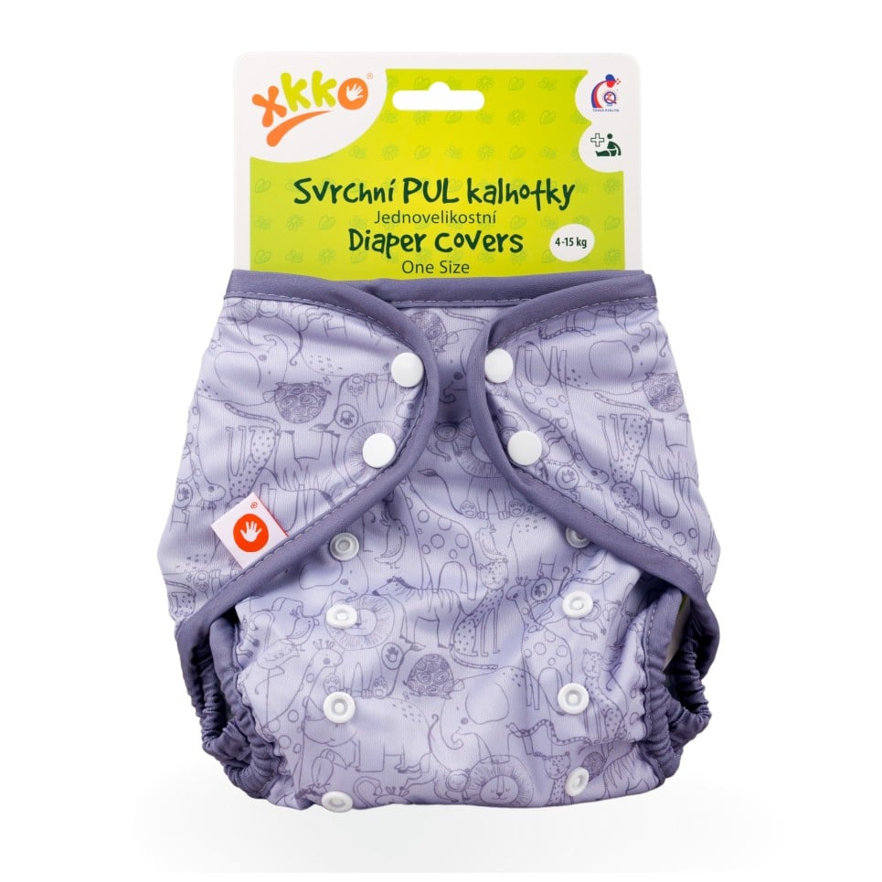 E-shop XKKO Vrchné plienkové nohavičky One Size - Safari Lavender Aura