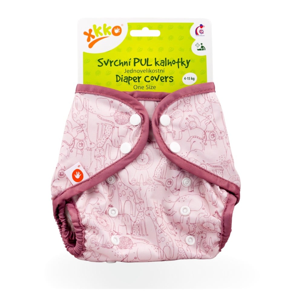 E-shop XKKO Vrchné plienkové nohavičky One Size - Safari Mesa Rose