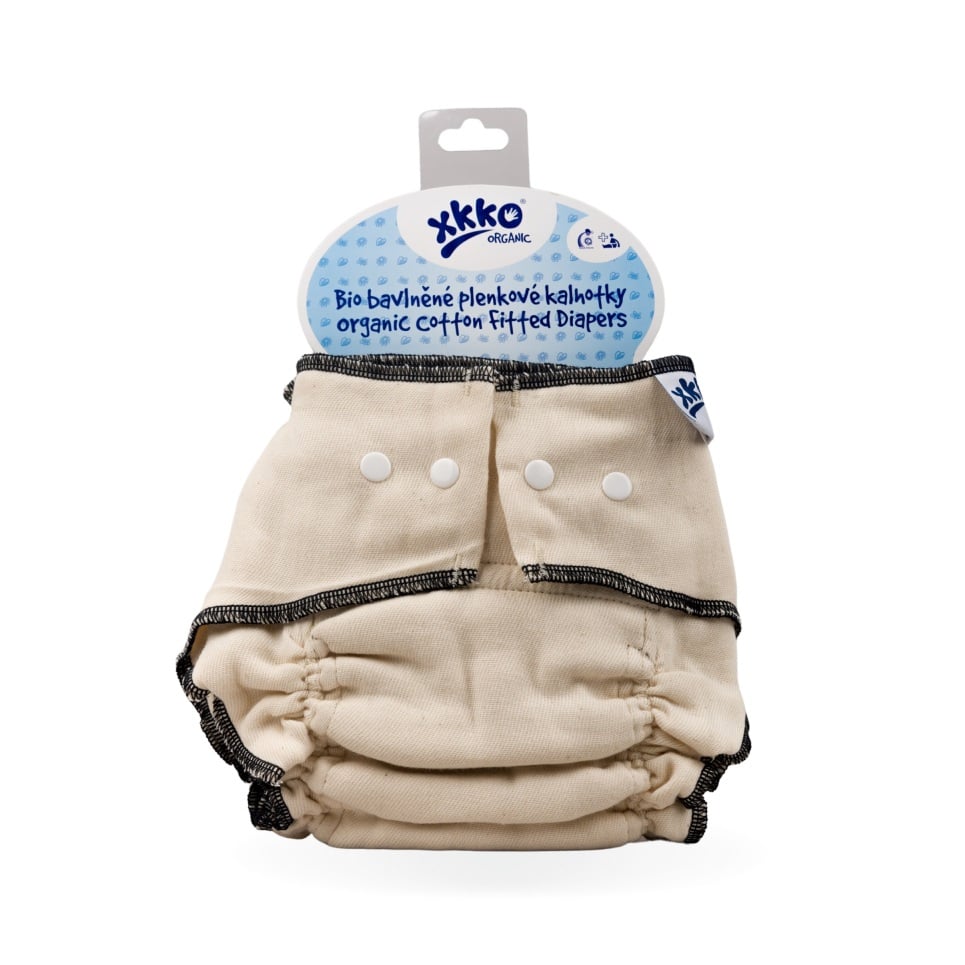 E-shop XKKO Organic Plienkové nohavičky - Natural Veľkosť XXL