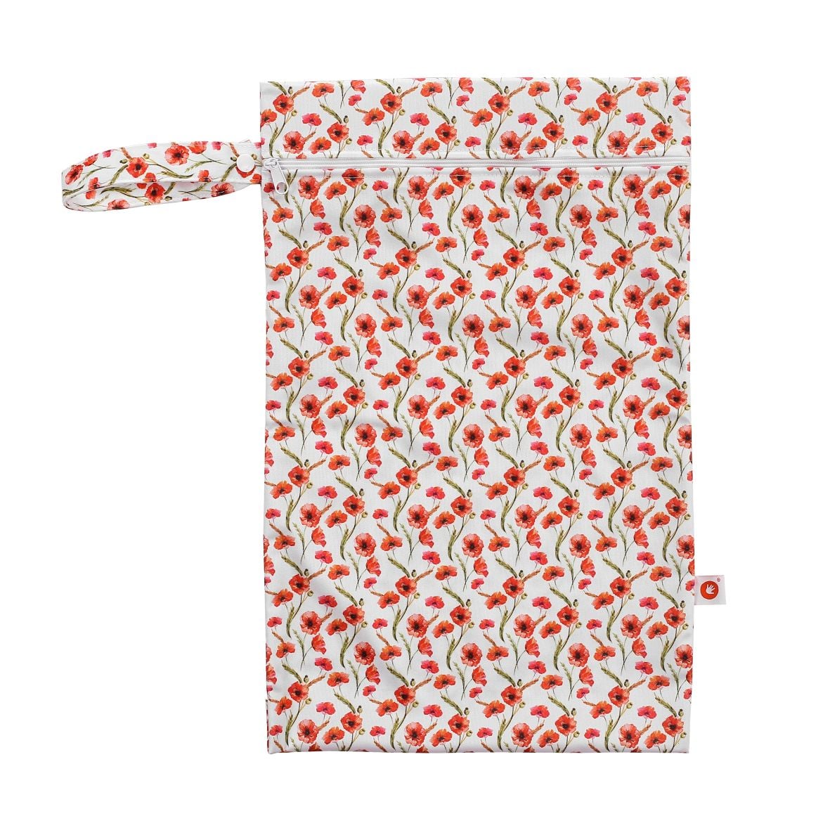 E-shop XKKO Nepremokavé vrecko, veľkosť M - Red Poppies