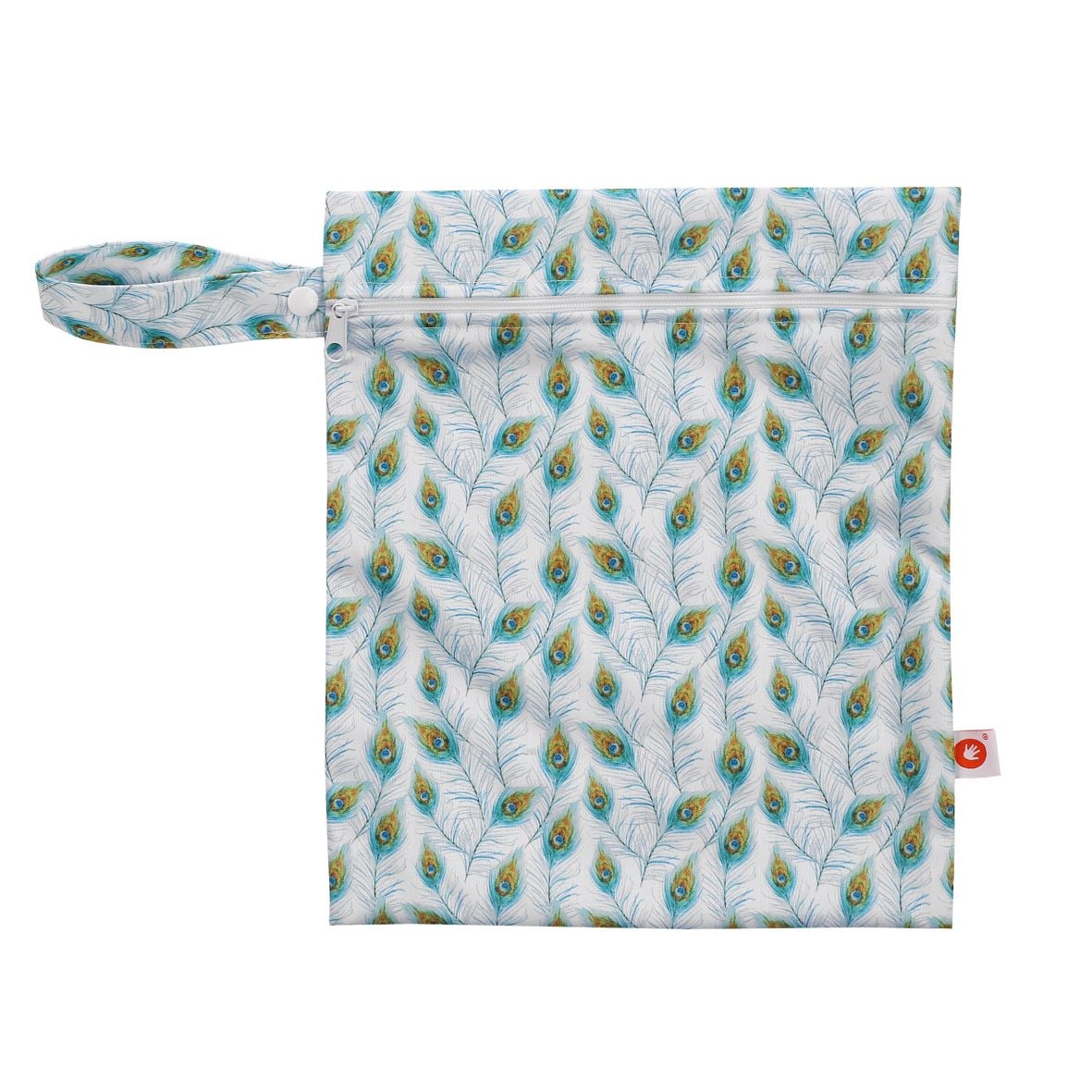 E-shop XKKO Nepremokavé vrecko, veľkosť S - Peacock Feathers