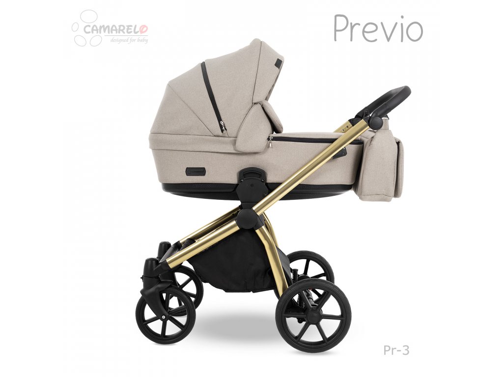 E-shop Camarelo kombinovaný kočík Previo , 2-kombinácia, 03 béžová