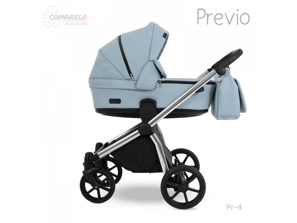 E-shop Camarelo kombinovaný kočík Previo , 2-kombinácia, 04 modrá