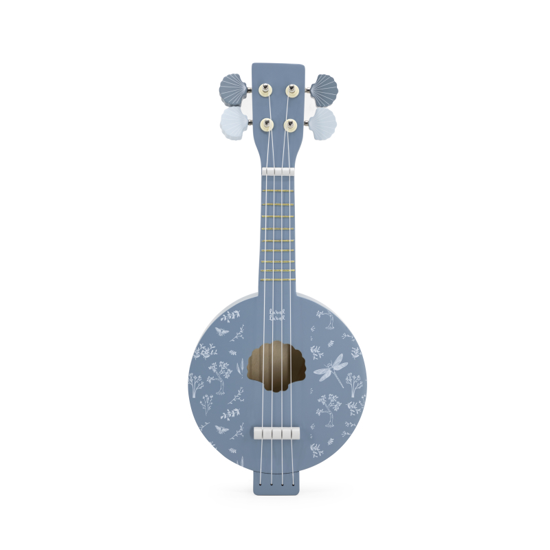 E-shop Label Label Drevené Banjo - Blue