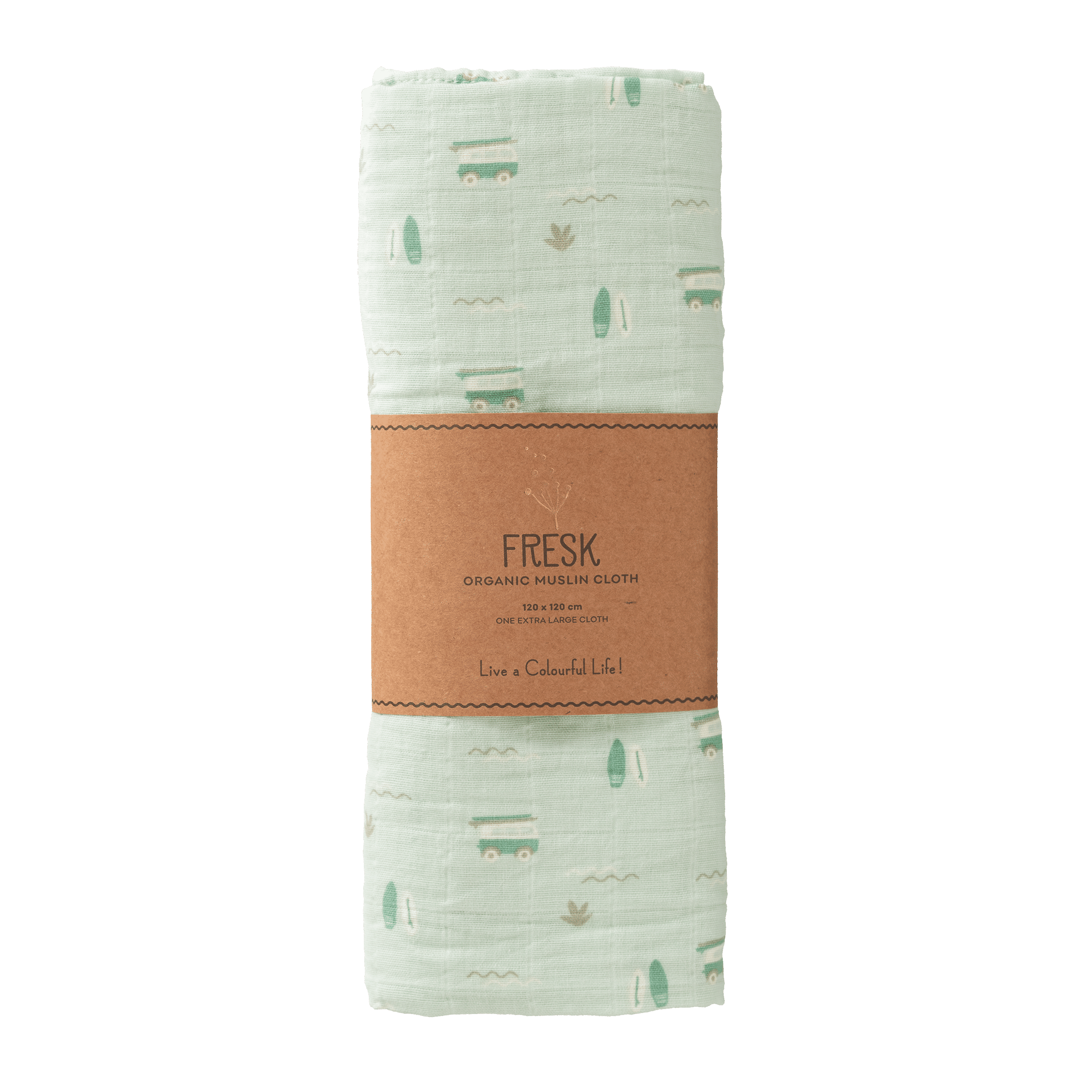 E-shop MUŠELÍNOVÁ PLIENKA FRESK SURF BOY 120x120