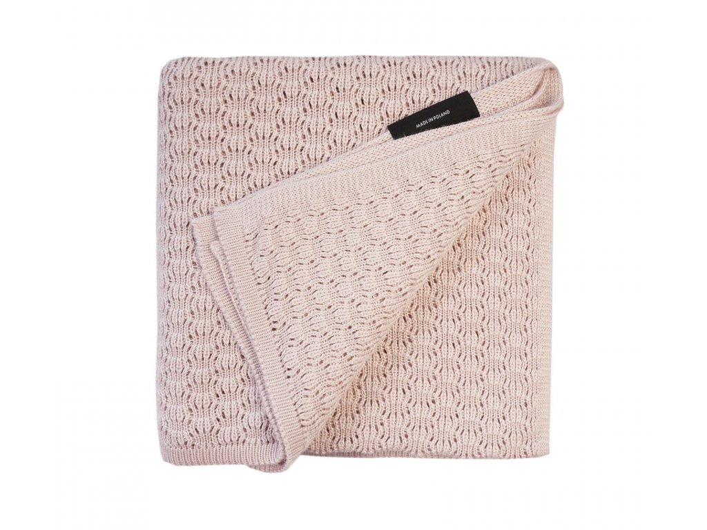 E-shop Lullalove Ľahká bambusová dečka 90x90cm Motýlik farba:púdrovo ružová
