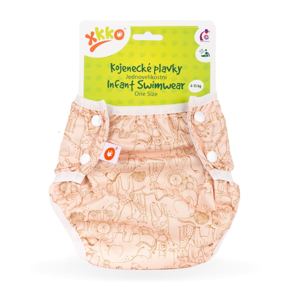 E-shop XKKO - Dojčenské plavky, jednoveľkostné, Safari Honey Mustard
