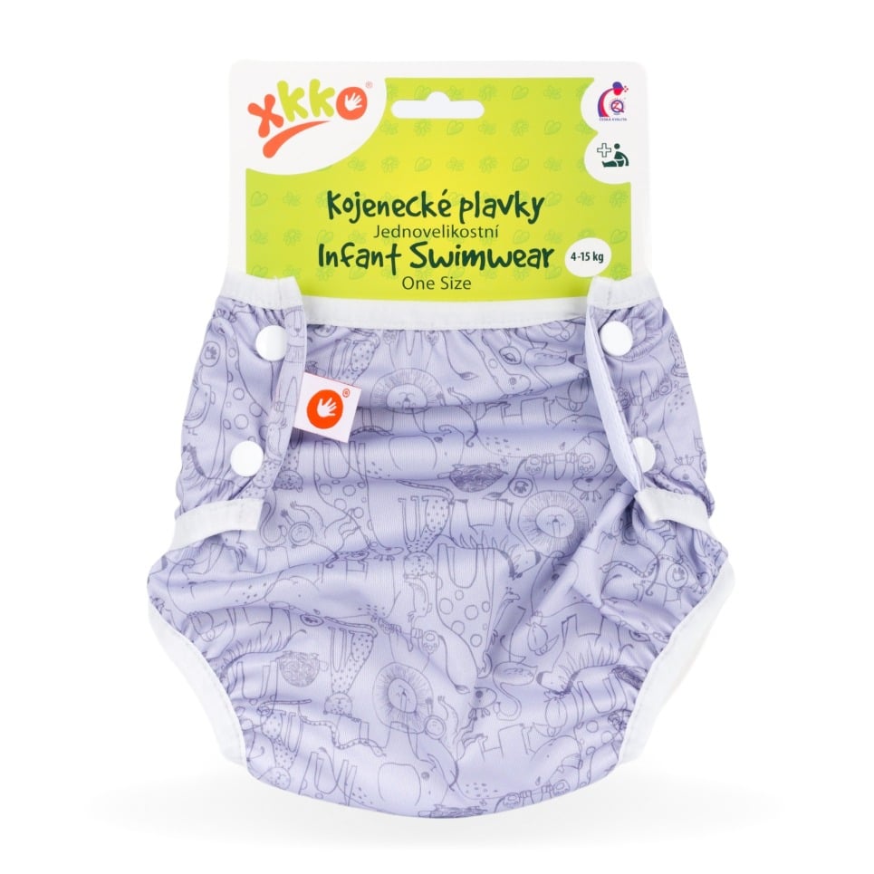 E-shop XKKO - Dojčenské plavky, jednoveľkostné, Safari Lavender Aura