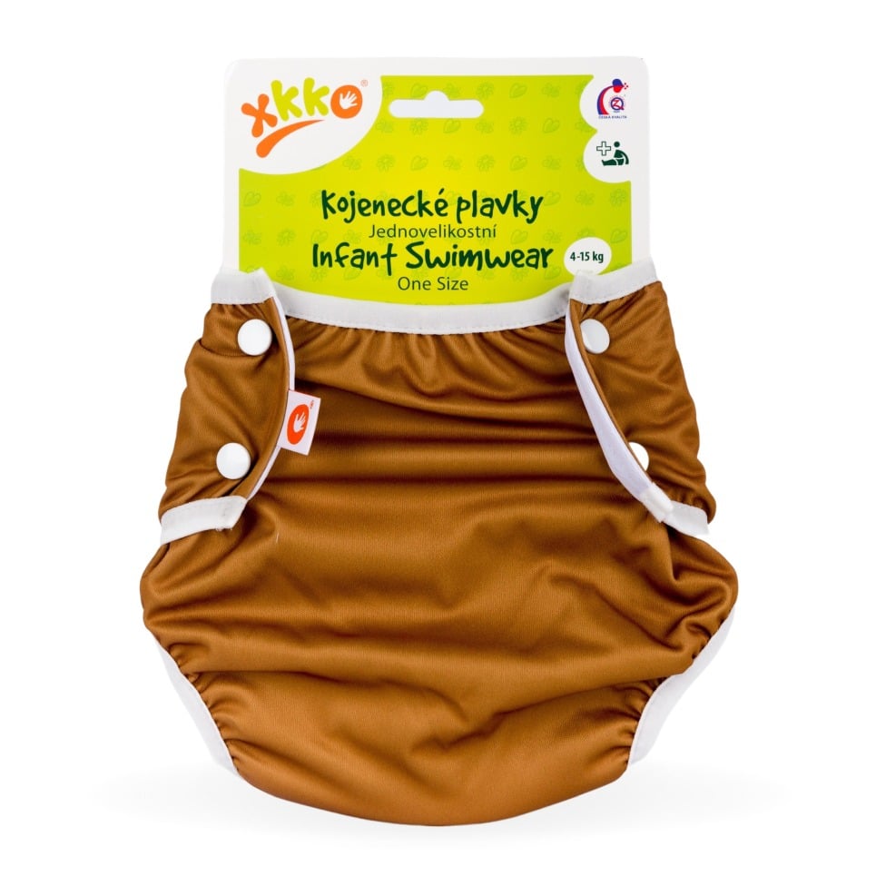 E-shop XKKO - Dojčenské plavky, jednoveľkostné, Honey Mustard