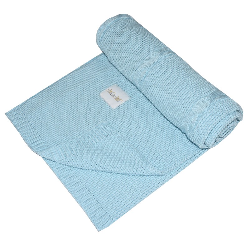 E-shop EKO NatiMi Bavlnená deka KOC-03, turquoise