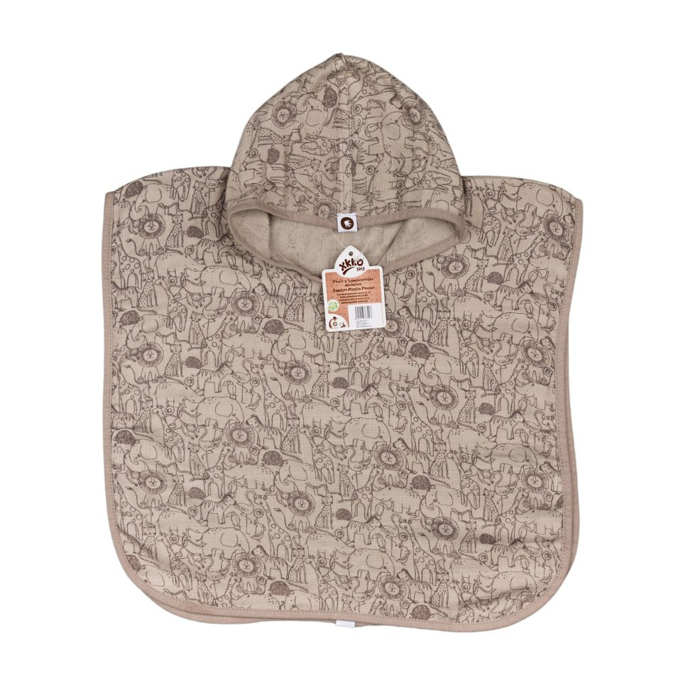 E-shop XKKO BMB Bambusové pončo Safari - Atmosphere Veľkosť 1
