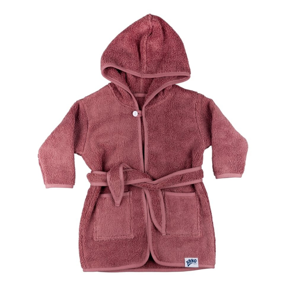 E-shop XKKO Organic BIO Bavlnený župan - Mesa Rose 6-12m