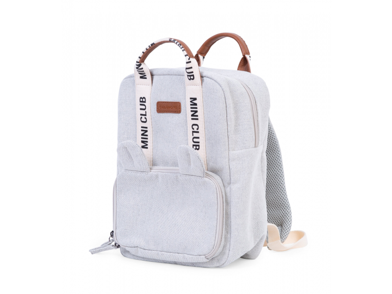 E-shop CHILDHOME Detský batoh Mini Club Signature Off White