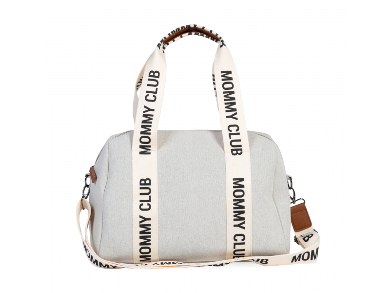 E-shop CHILDHOME Prebaľovacia taška Mommy Club Signature Canvas Off White