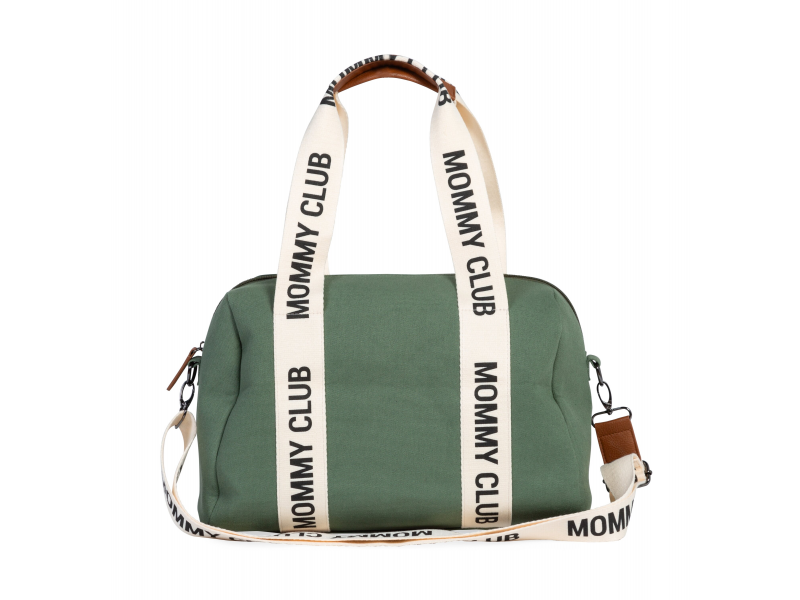 E-shop CHILDHOME Prebaľovacia taška Mommy Club Signature Canvas Green