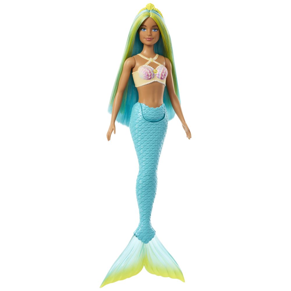 E-shop Mattel Barbie rozprávková morská panna - MODRÁ