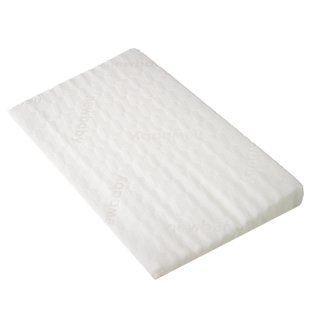 E-shop Dojčenský vankúš - klin New Baby BASIC biely 59x37 cm - 54747