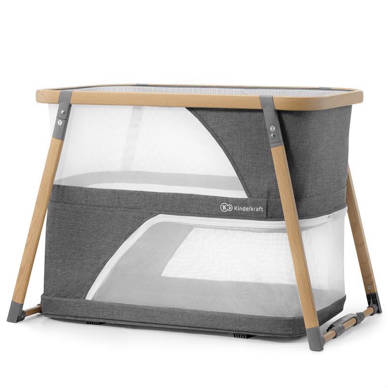 E-shop KINDERKRAFT Postieľka multifunkčná 4v1 Sofi Gray