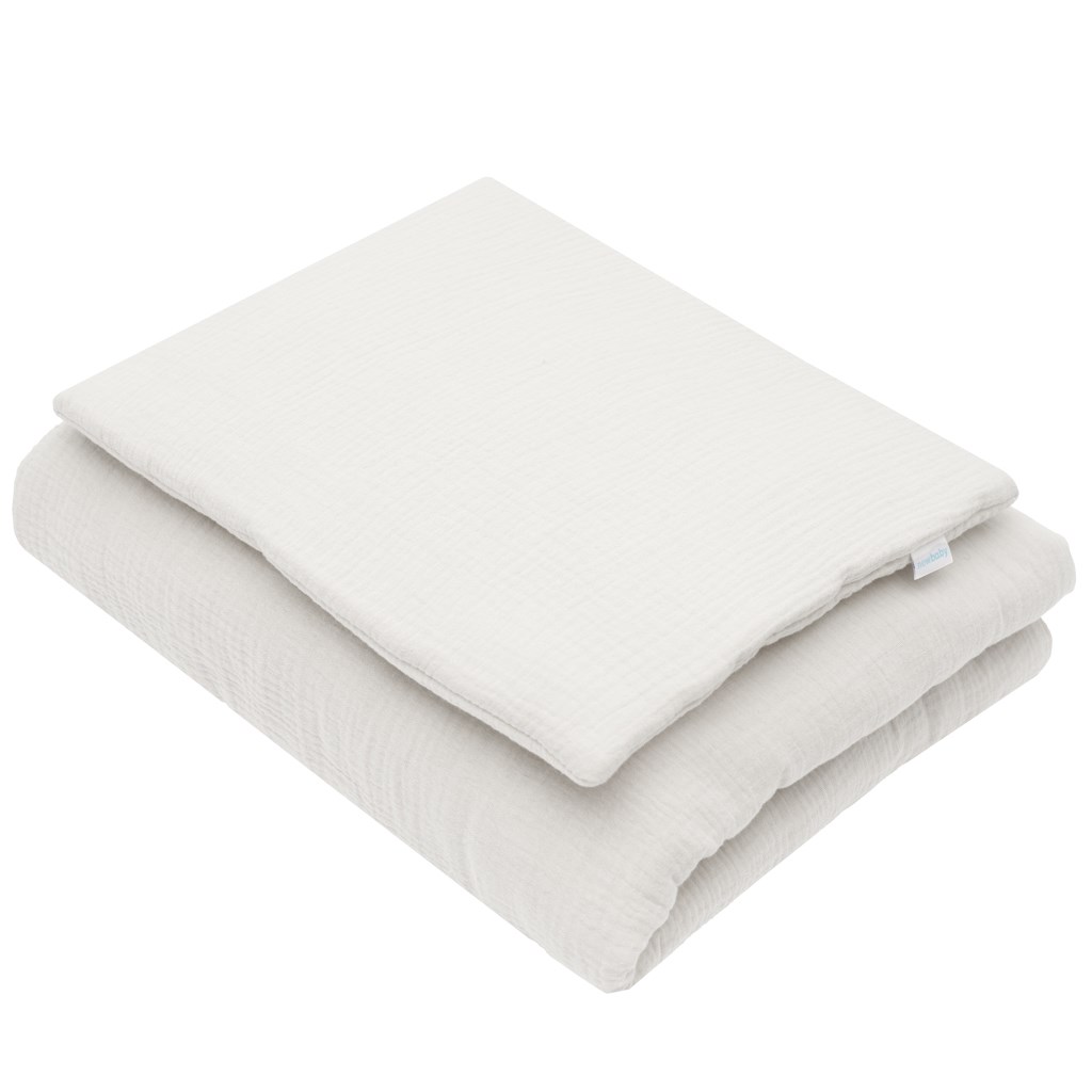 E-shop Mušelínový set s výplňou New Baby 80x70 cm ecru - 55573