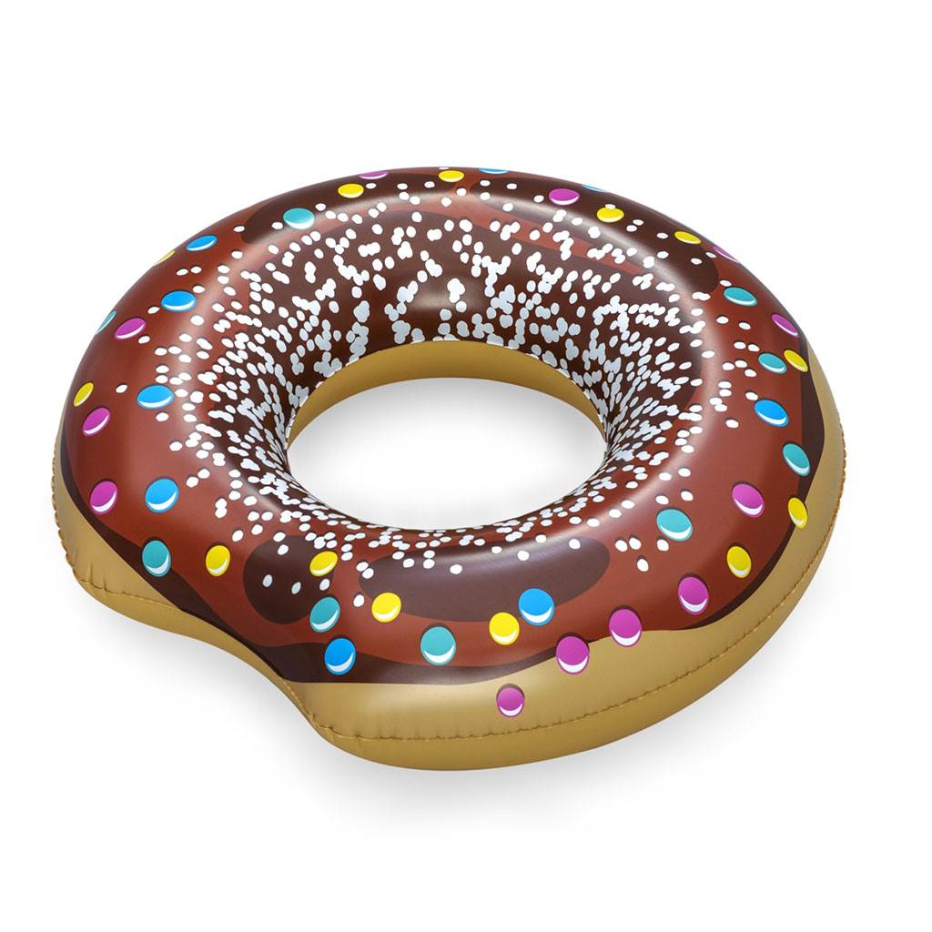 E-shop Detský veľký nafukovací kruh Bestway DONUT 107cm brown - 56025