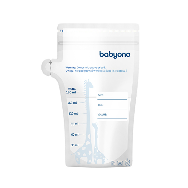 E-shop BABYONO Sáčky na materské mlieko 180 ml 30 ks
