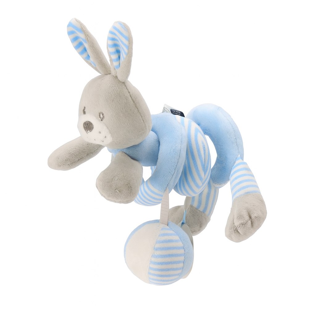 E-shop Hračka na postieľku Špirála Baby Mix králik modrý - 40867