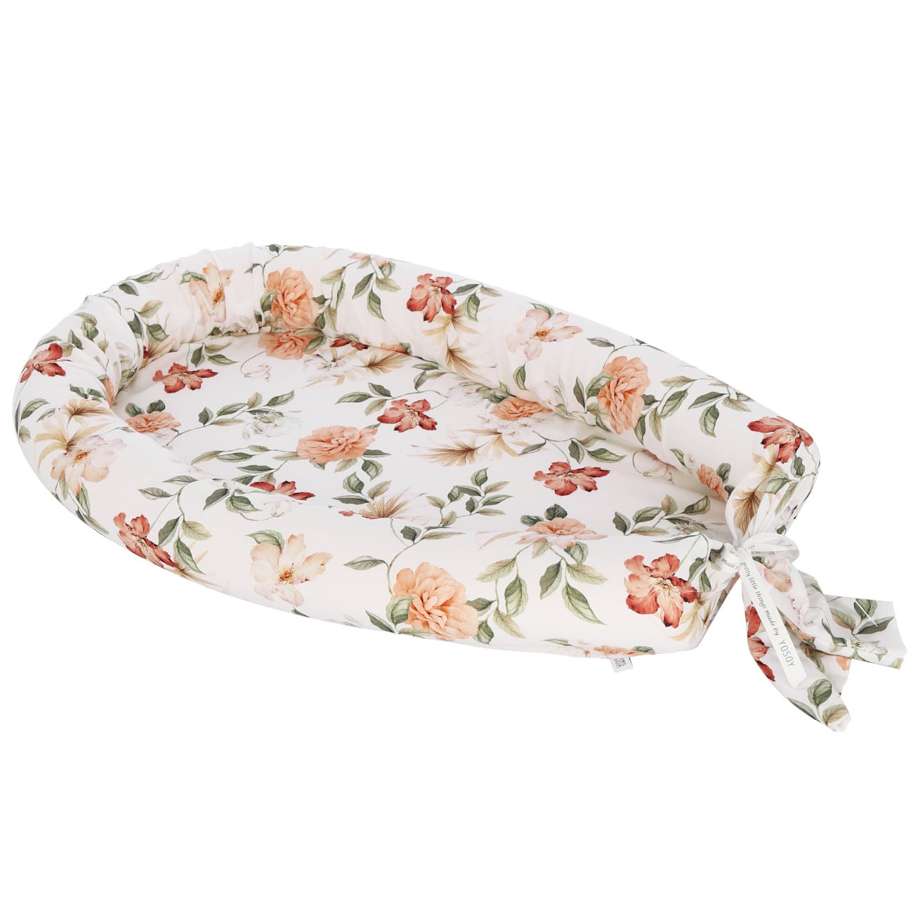 E-shop YOSOY Hniezdo pre bábätko zo 100% bambusu, 30x65 cm, BOHO FLOWERS