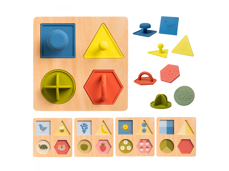 E-shop Taf Toys Puzzle vkladacie tvary pre najmenších