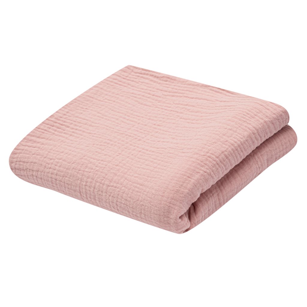 E-shop Mušelínová detská deka New Baby 70x100 cm ružová - 55590