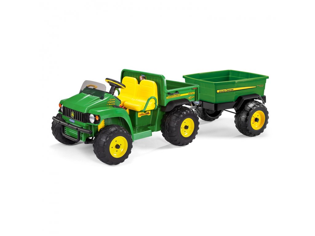 E-shop Peg Pérego Peg Perego Elektrické vozidlo John Deere Gator HPX 12V zelená + vlečka