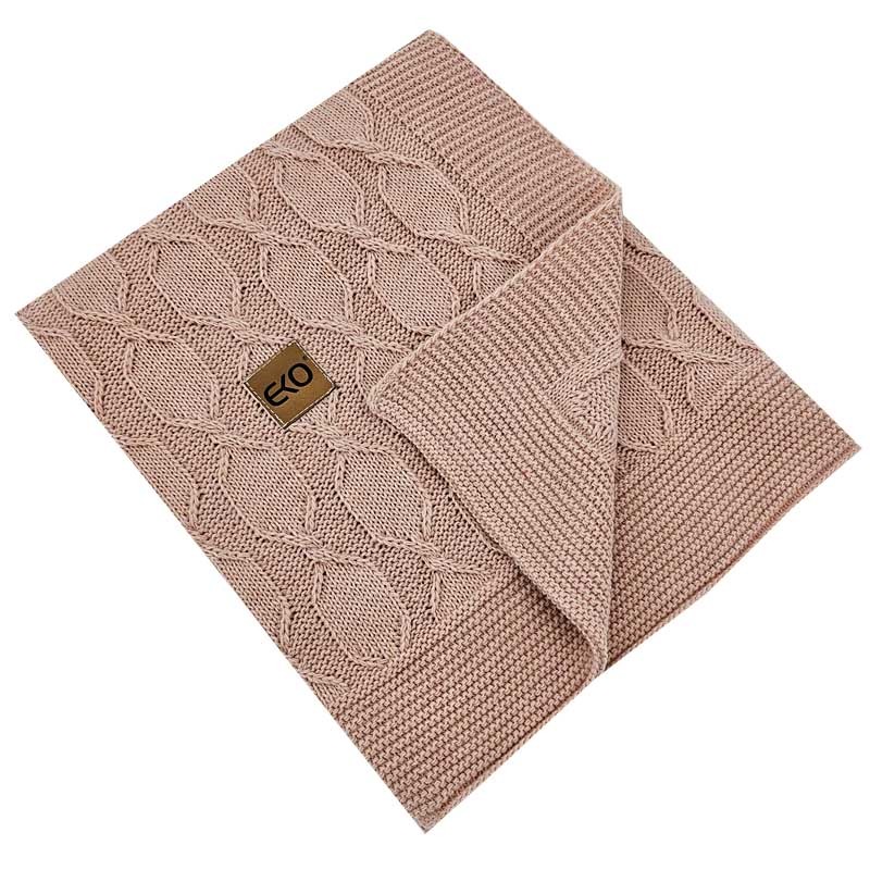 E-shop EKO Pletená deka z alpaky PLE-94 ROSE PINK