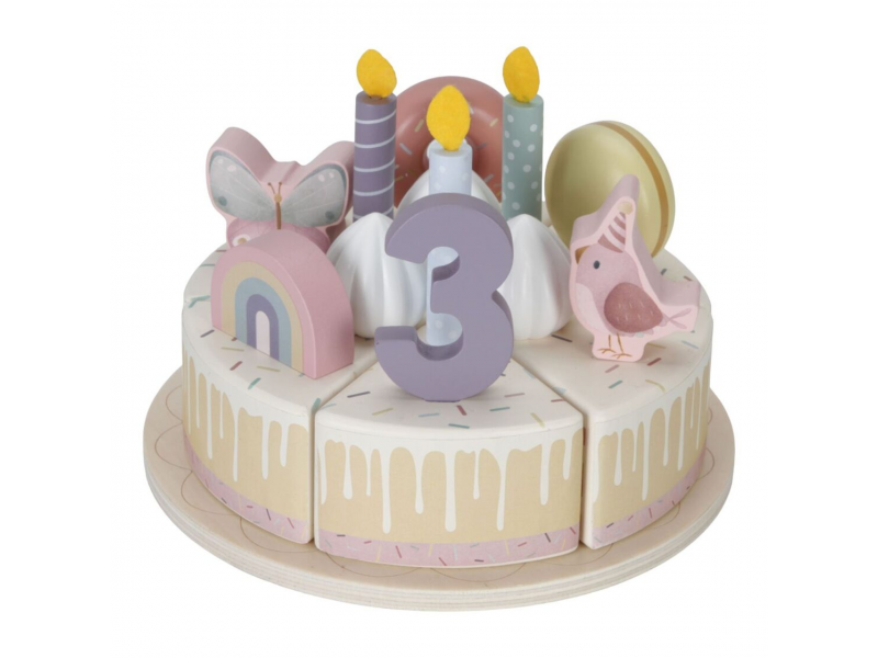 E-shop Little Dutch Narodeninová torta Pink