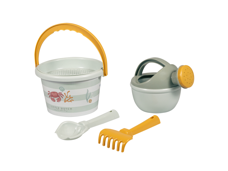 E-shop Little Dutch Sada na piesok 5 ks Fresh Gree